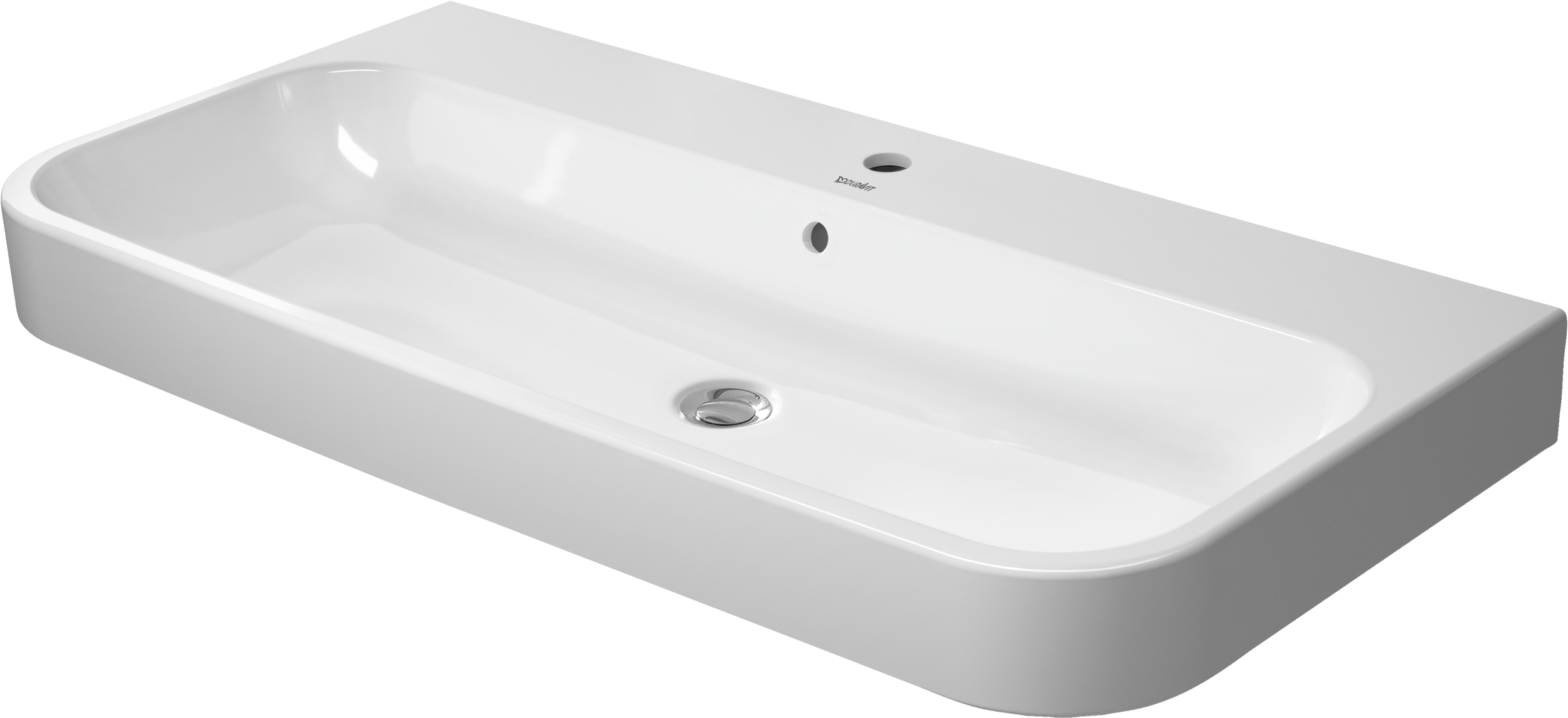 Duravit Happy D.2 lavabo de Pared Blanco Brillante