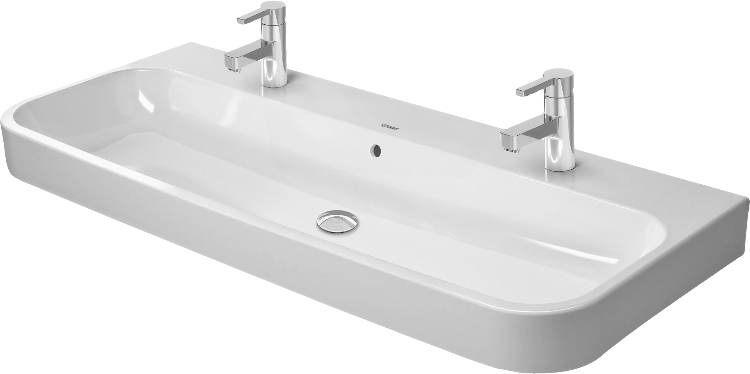 Duravit Happy D.2 lavabo de Pared Blanco Brillante