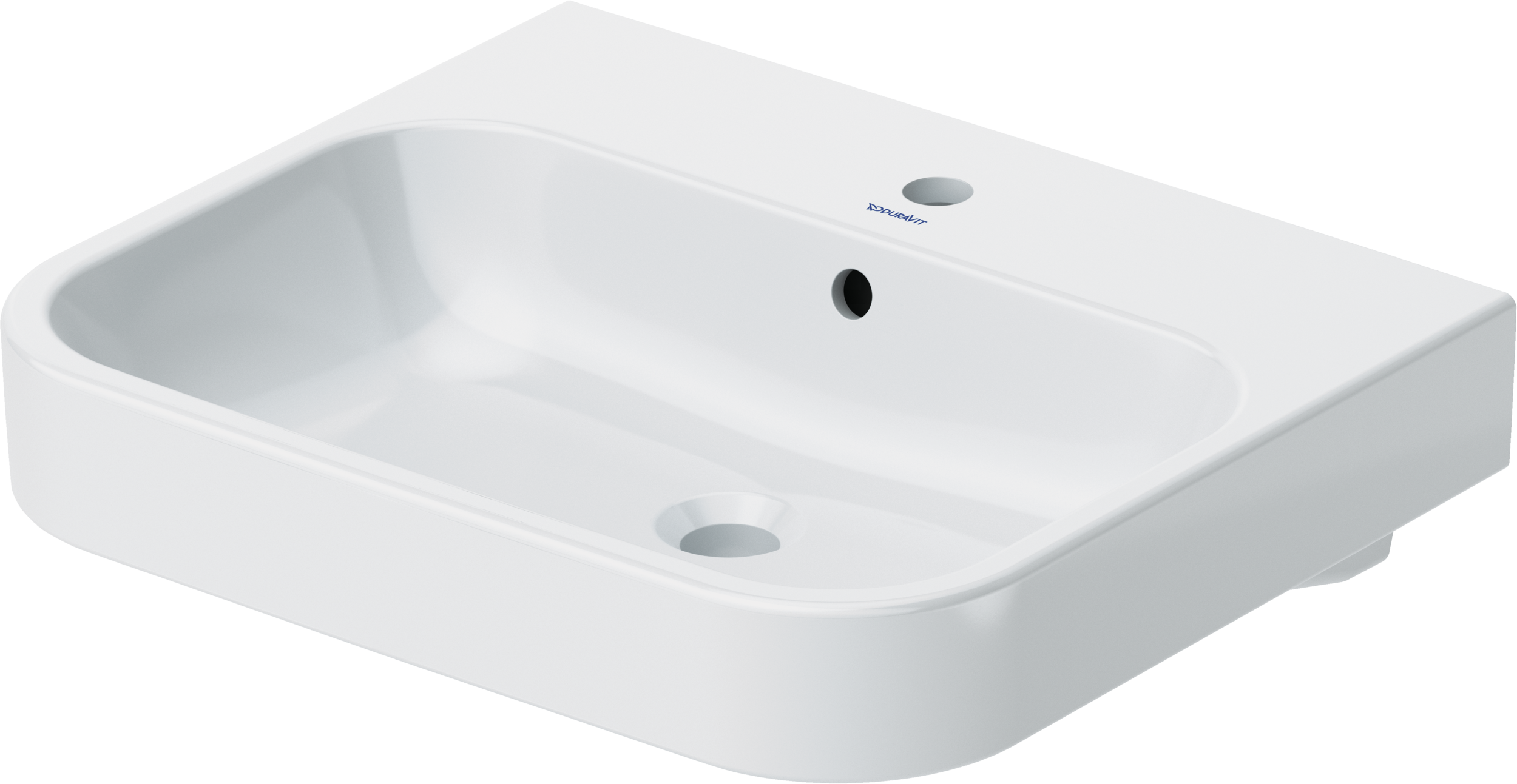 Duravit Happy D.2 lavabo de Pared Blanco Brillante