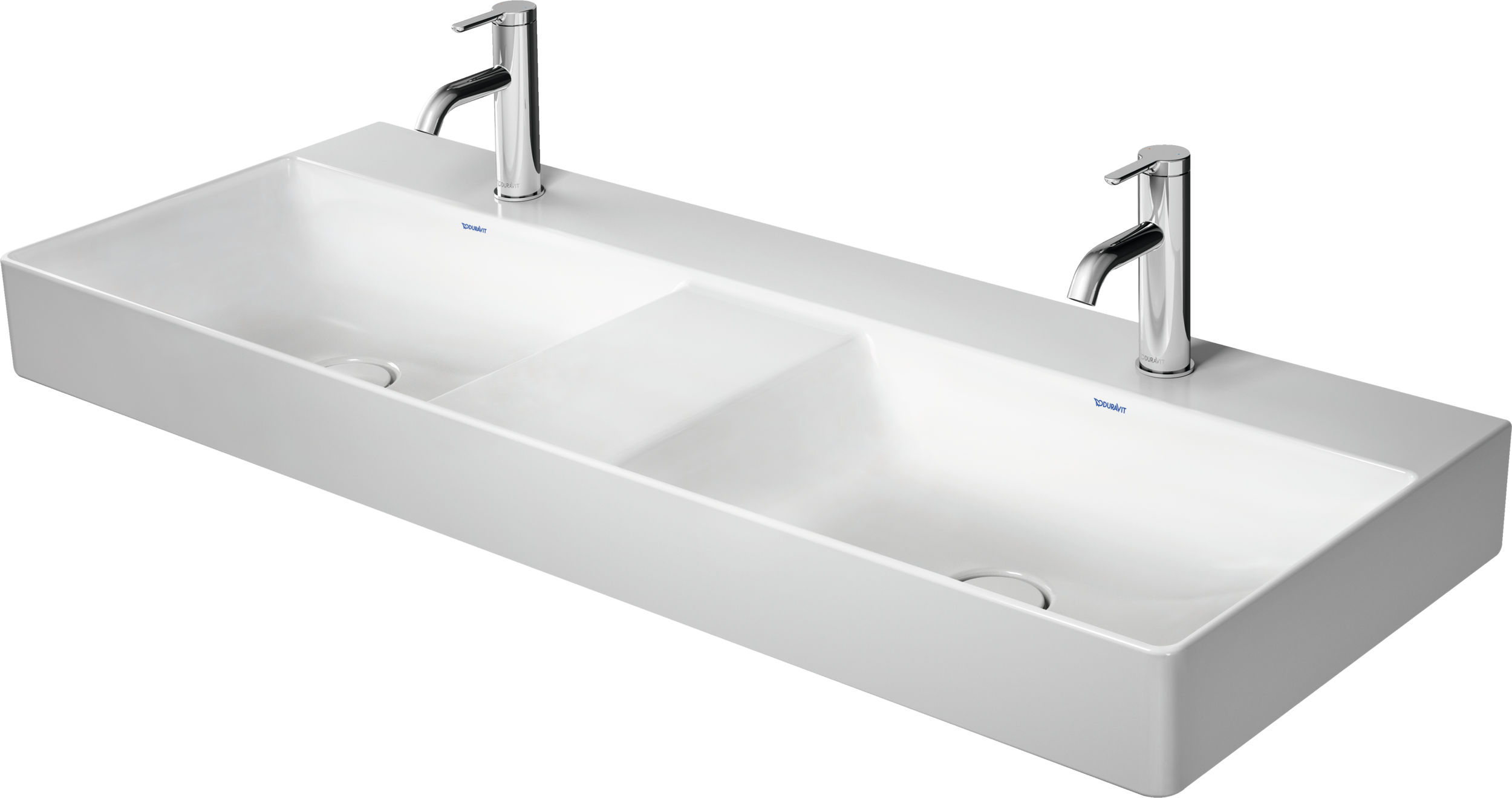 Duravit DuraSquare lavabo de Pared Blanco Brillante