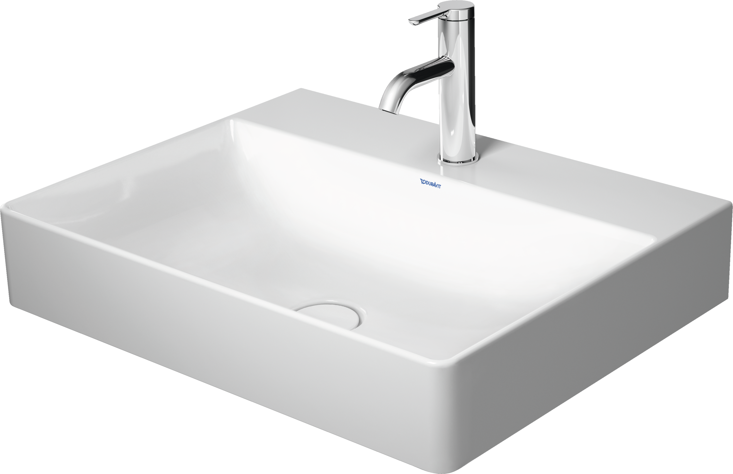 Duravit DuraSquare lavabo de Pared Blanco Brillante
