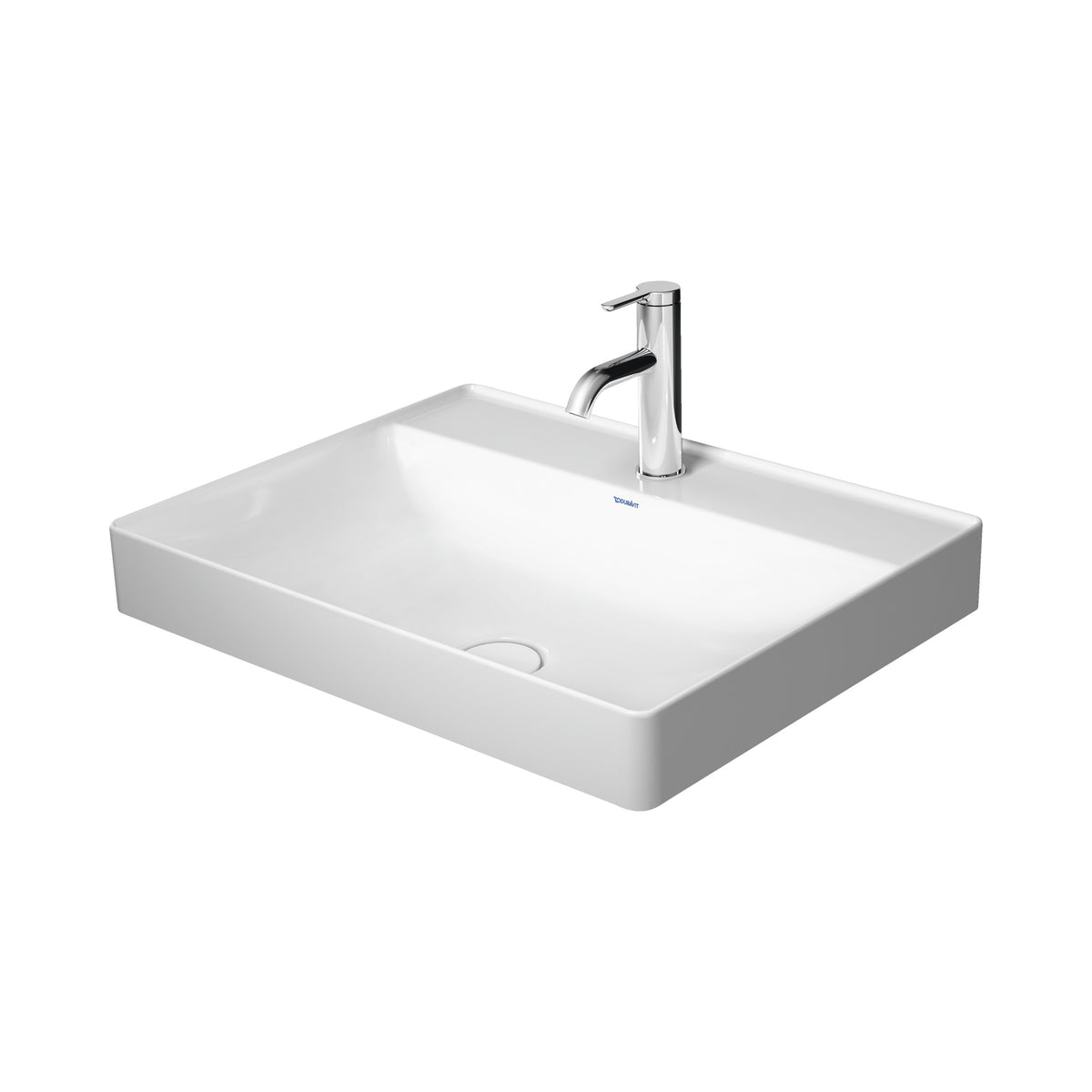 Duravit DuraSquare lavabo de Sobreponer Blanco Brillante