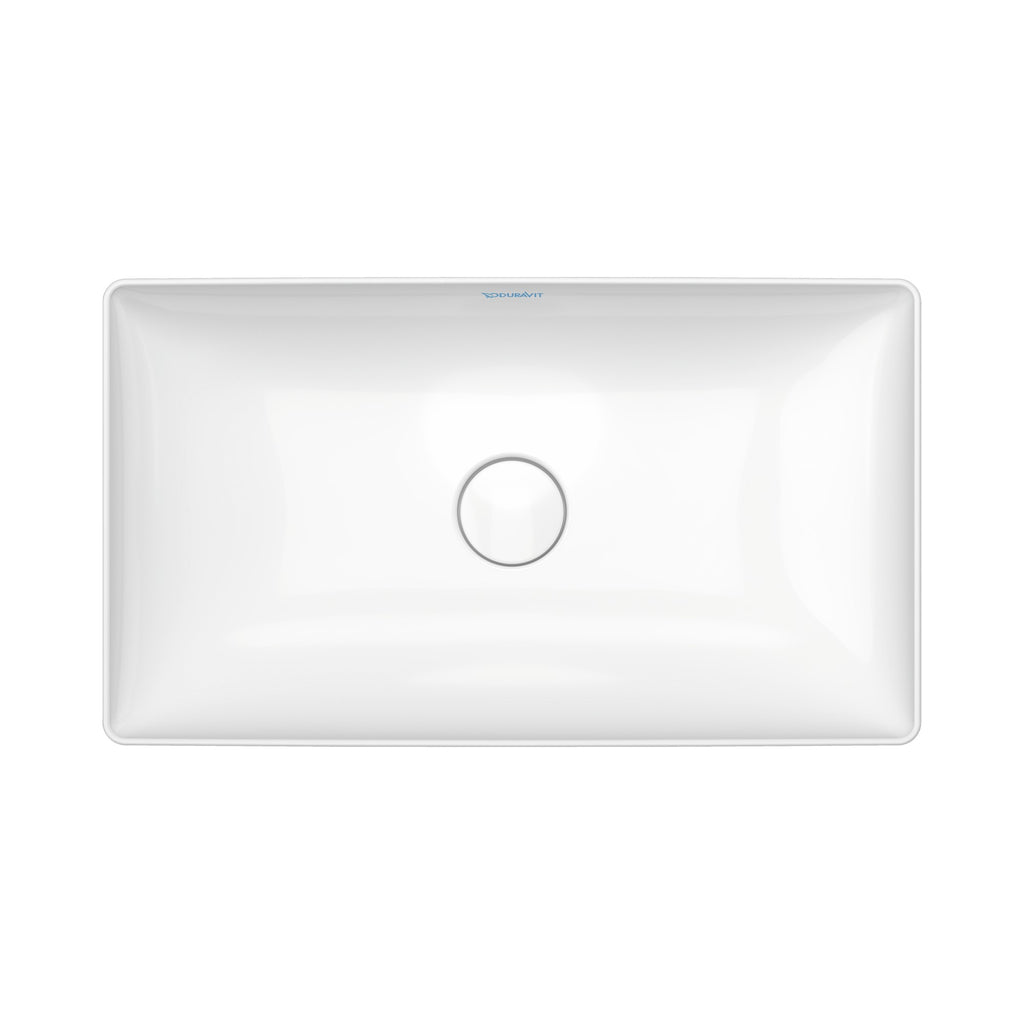 Duravit DuraSquare lavabo de Sobreponer Blanco Brillante