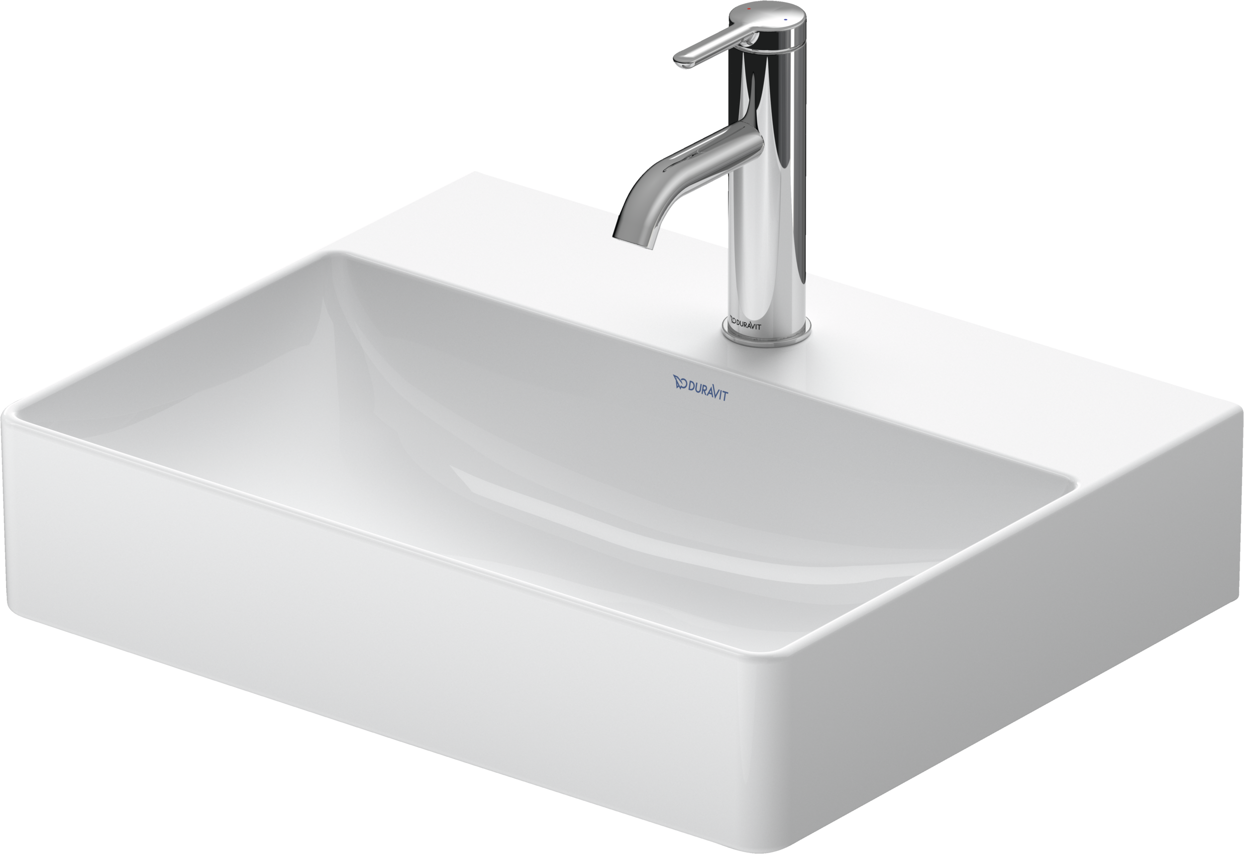 Duravit DuraSquare lavabo de Pared Blanco Brillante