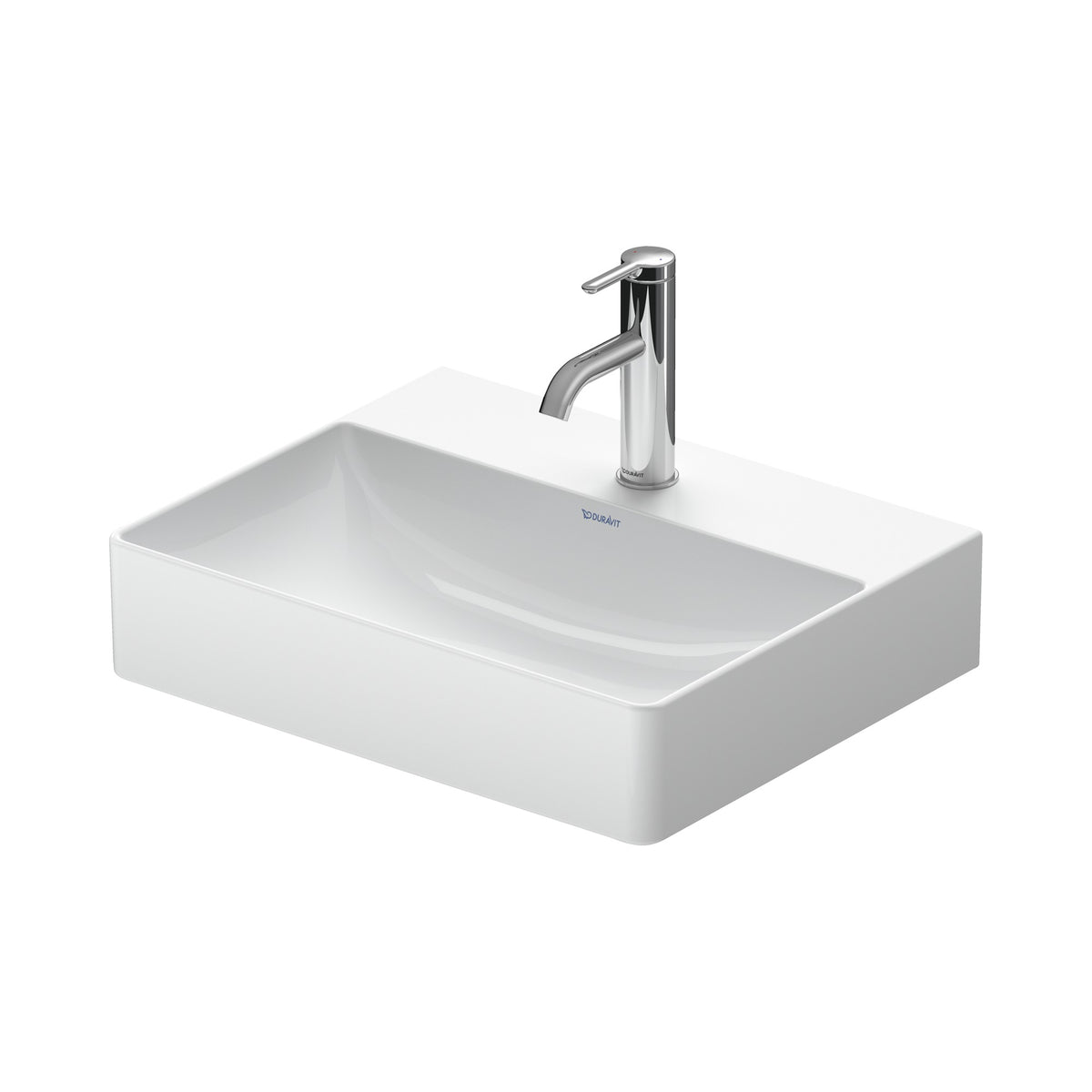 Duravit DuraSquare lavabo de Pared Blanco Brillante