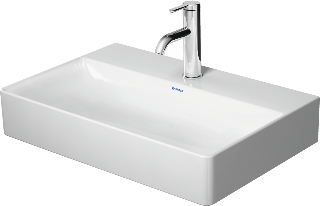 Duravit DuraSquare lavabo de Pared Blanco Brillante