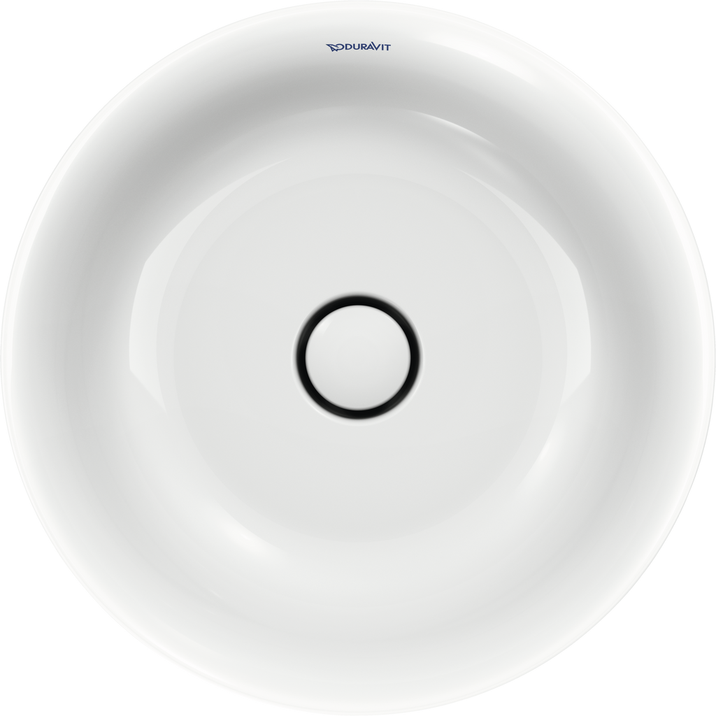 Duravit White Tulip lavabo de Sobreponer Blanco Brillante — vista superior