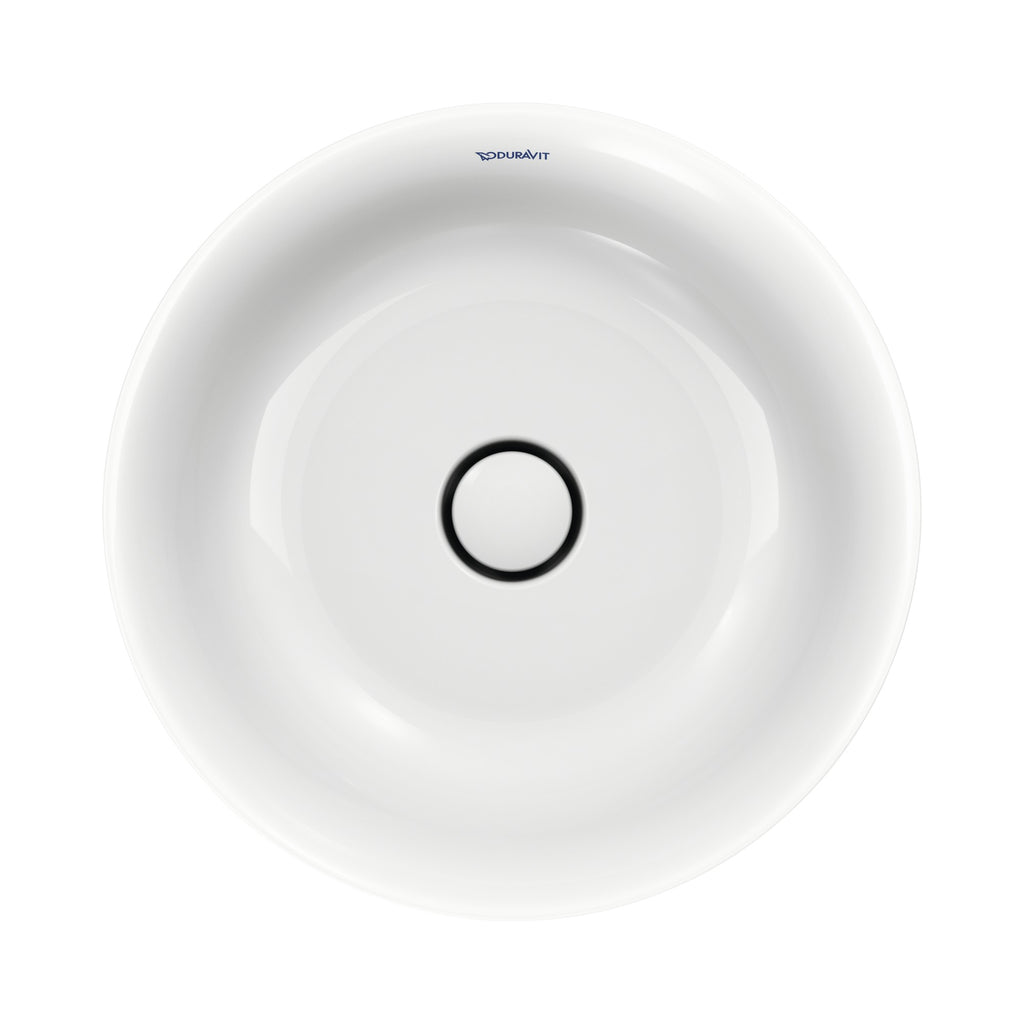 Duravit White Tulip lavabo de Sobreponer Blanco Brillante — vista superior