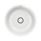 Duravit White Tulip lavabo de Sobreponer Blanco Brillante — vista superior