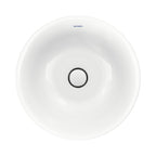 Duravit White Tulip lavabo de Pared Blanco Brillante — vista superior