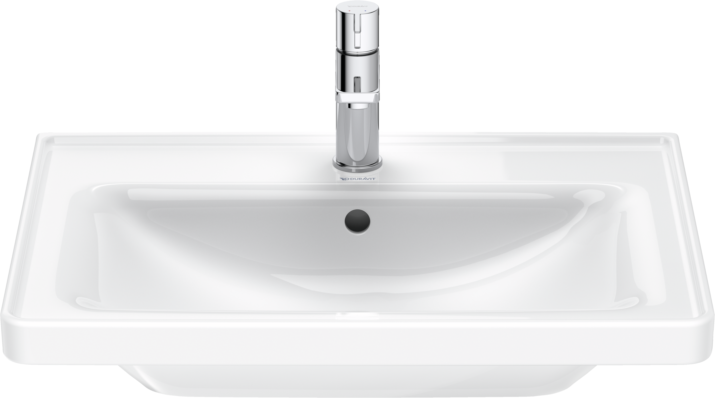 Duravit D-Neo lavabo de Pared Blanco Brillante