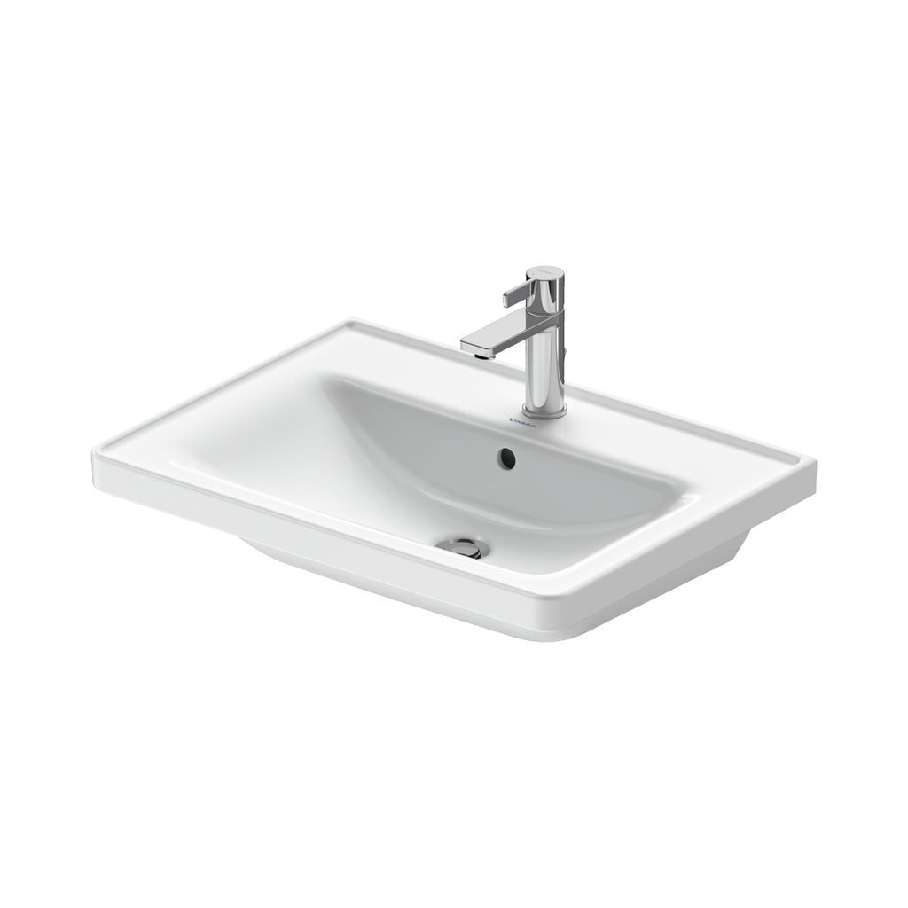 Duravit D-Neo lavabo de Pared Blanco Brillante