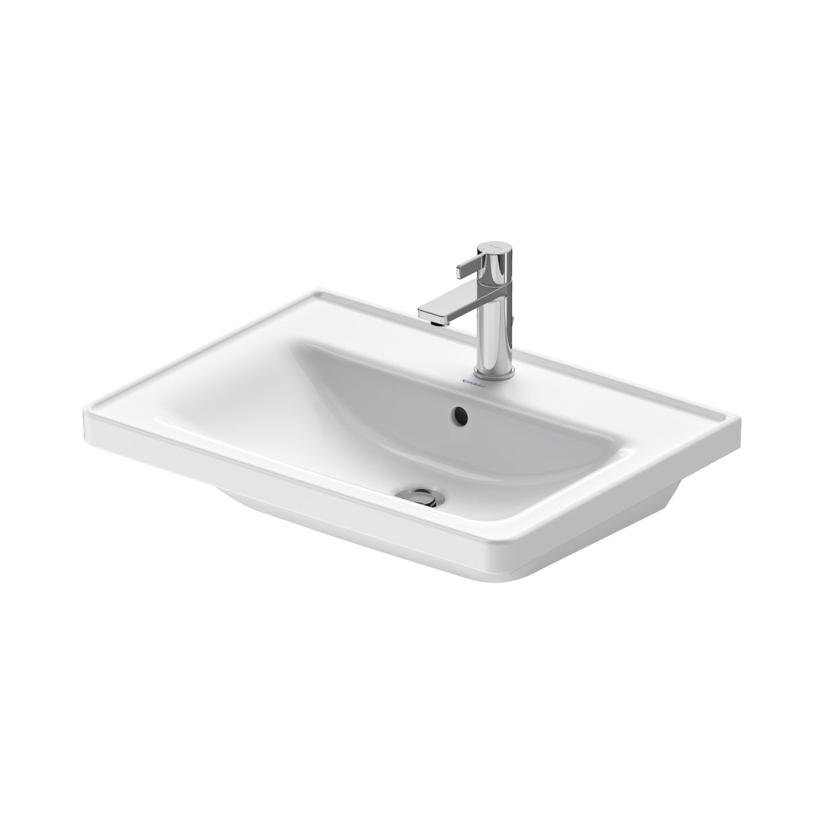 Duravit D-Neo lavabo de Pared Blanco Brillante