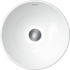 Duravit D-Neo lavabo de Sobreponer Blanco Brillante — vista superior