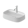 Duravit Zencha lavabo de Sobreponer Blanco Satinado Mate