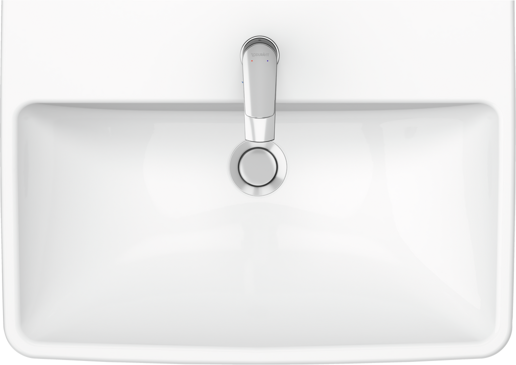 Duravit Duravit No.1 lavabo de Pared Blanco Brillante — vista superior