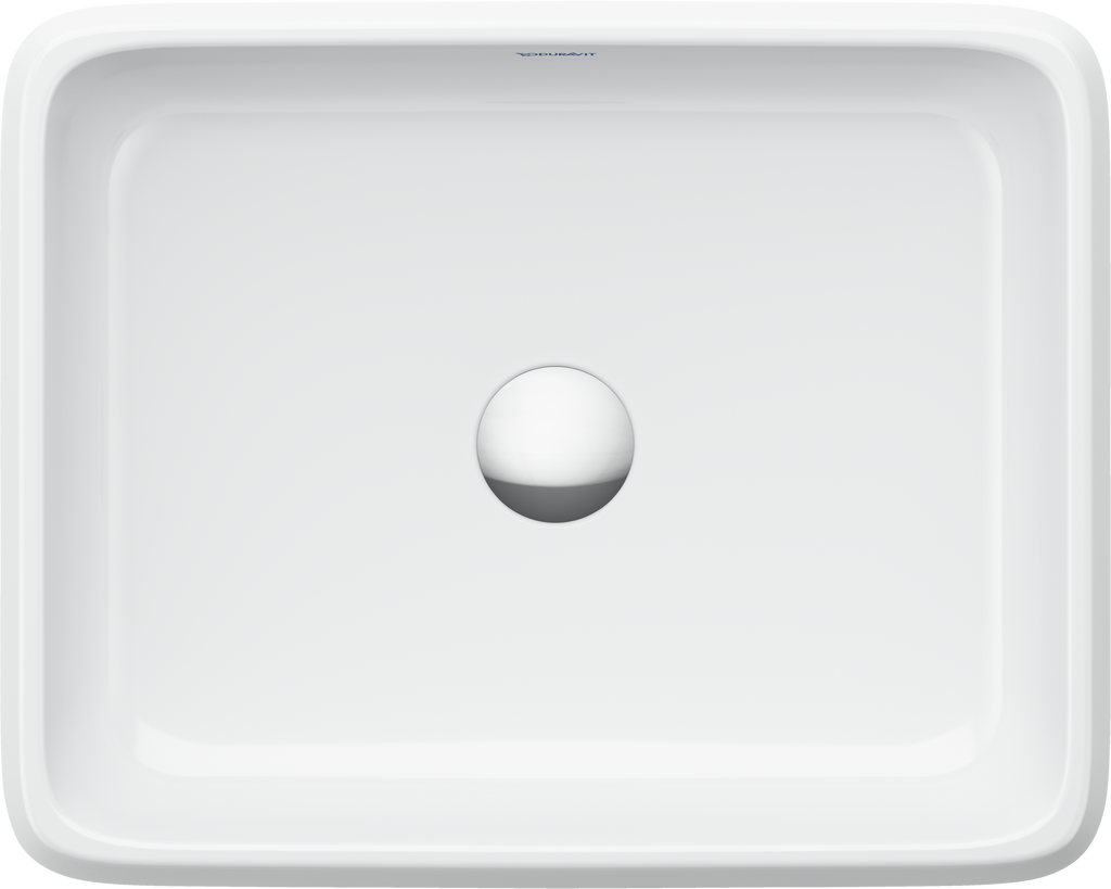 Duravit Collection One lavabo de Sobreponer Blanco Brillante — vista superior