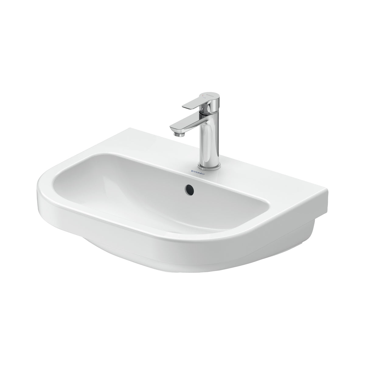 Duravit D-Code lavabo de Pared Blanco Brillante