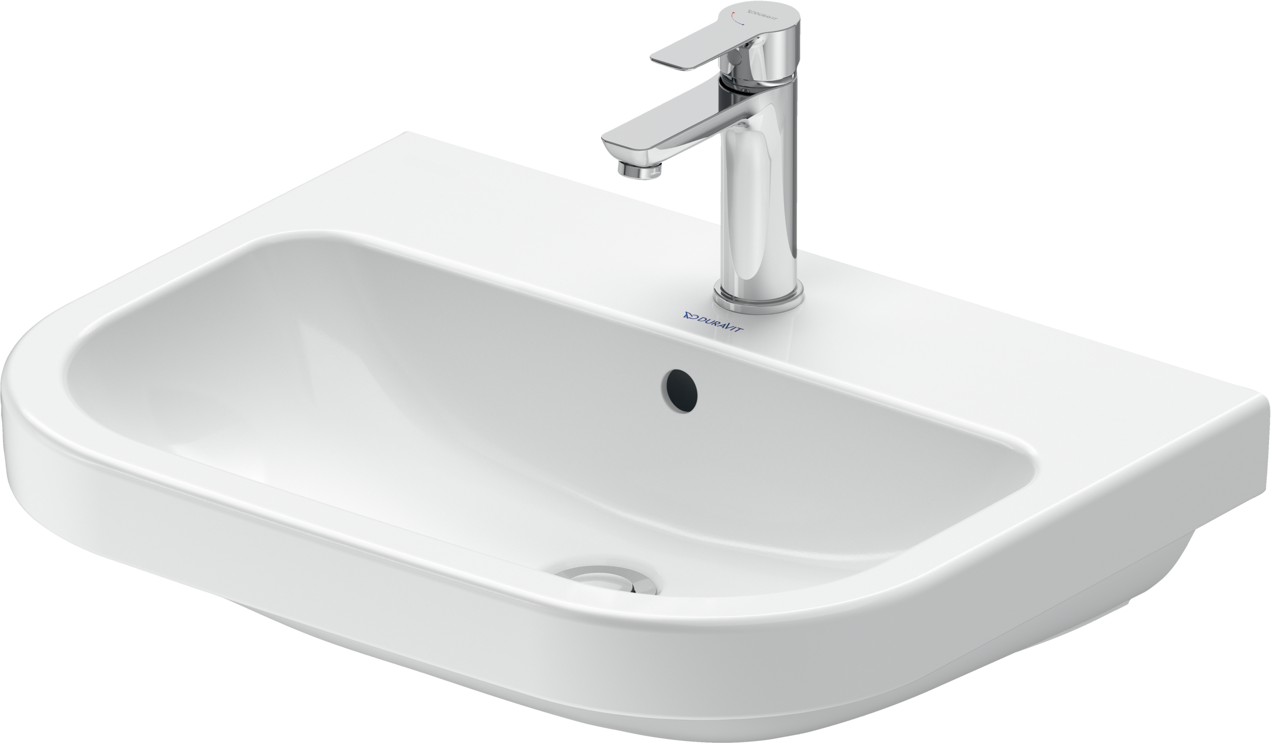 Duravit D-Code lavabo de Pared Blanco Brillante