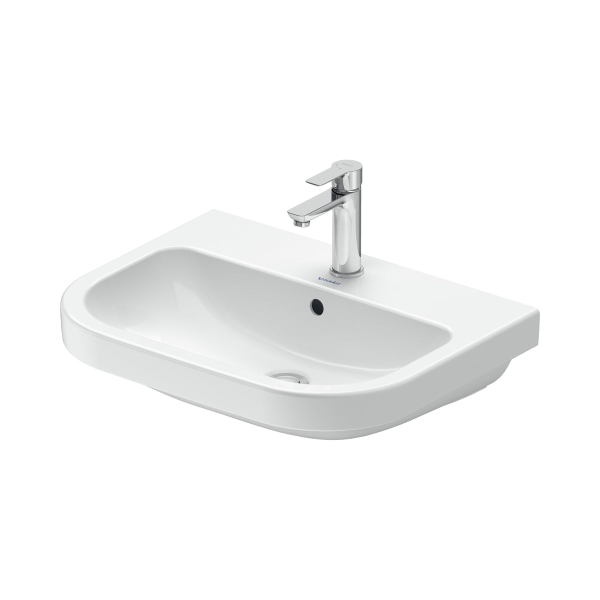 Duravit D-Code lavabo de Pared Blanco Brillante