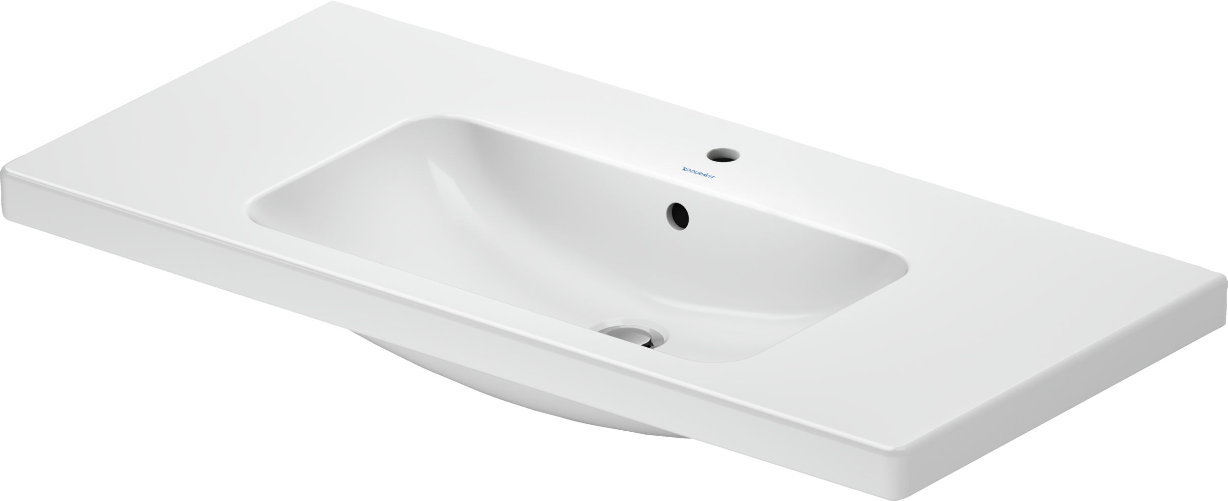Duravit D-Code lavabo de Pared Blanco Brillante