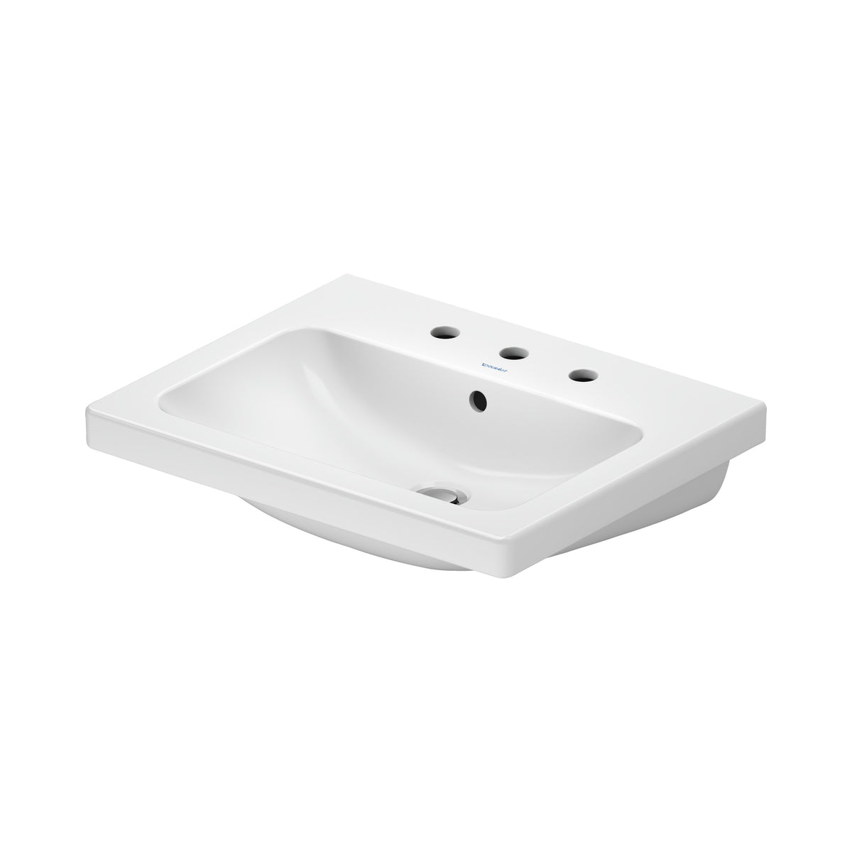 Duravit D-Code lavabo de Pared Blanco Brillante