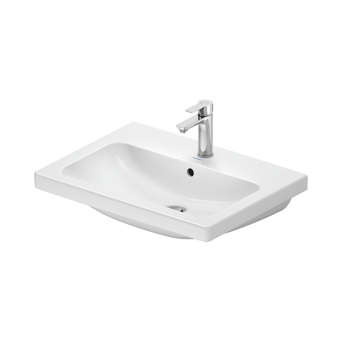 Duravit D-Code lavabo de Pared Blanco Brillante