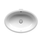 Duravit 1930 Series lavabo Bajo Cubierta Blanco Brillante — vista superior