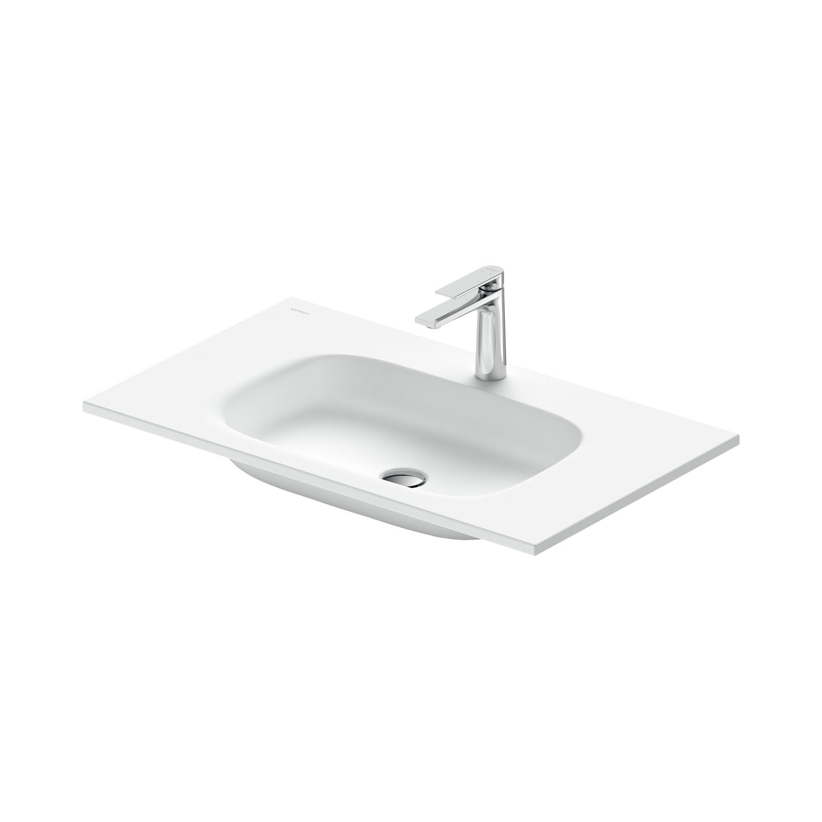 Duravit Sivida lavabo de Pared Blanco Satinado Mate
