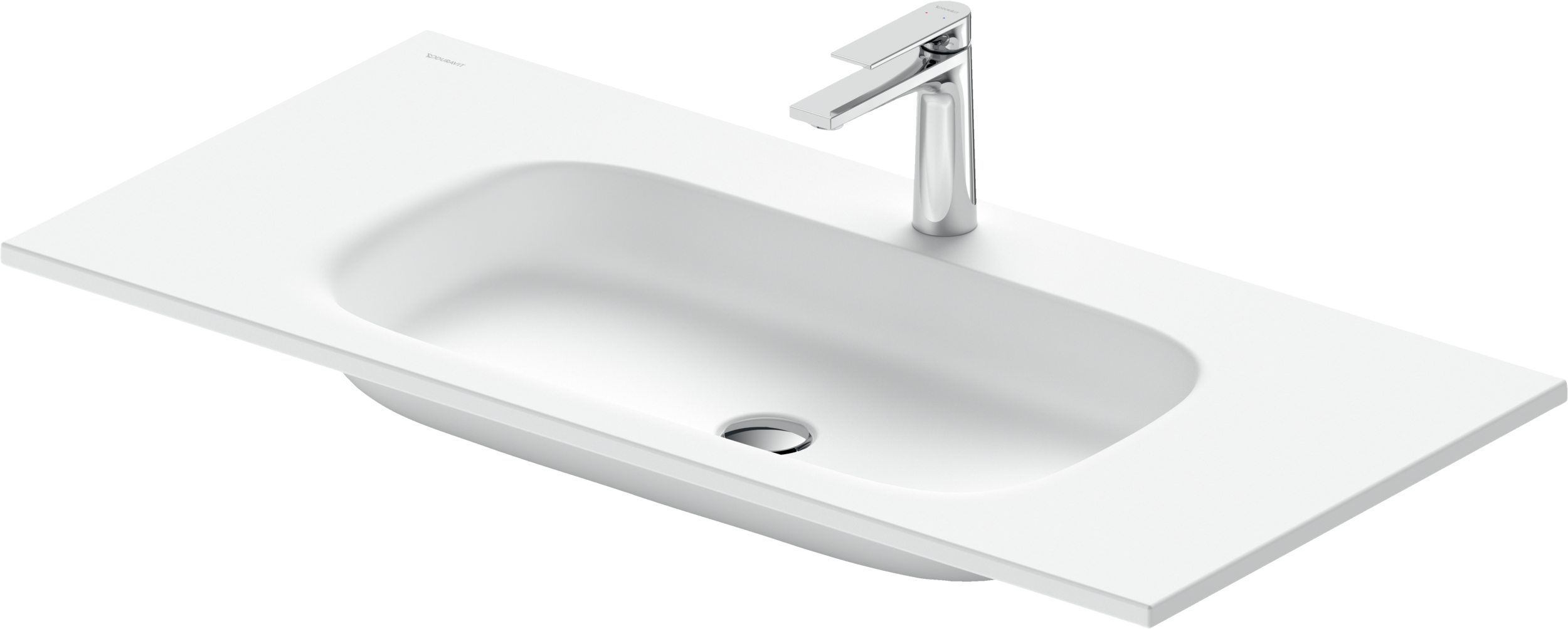Duravit Sivida lavabo de Pared Blanco Satinado Mate