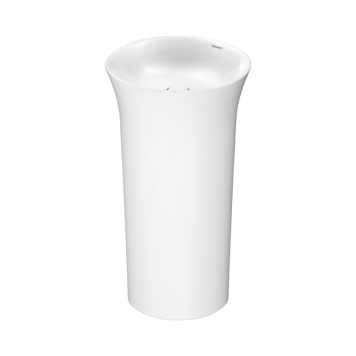 Duravit White Tulip Pedestal lavabo de Pared Blanco Brillante