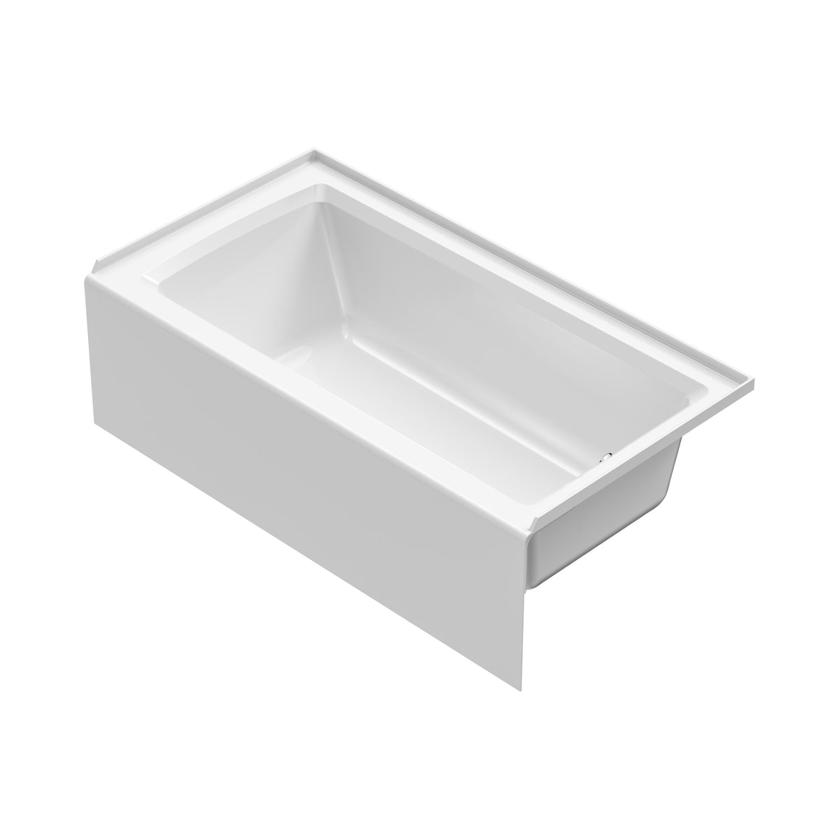 Duravit Architec Tina de Nicho 152 × 81 cm ADA con Desagüe sobre Piso