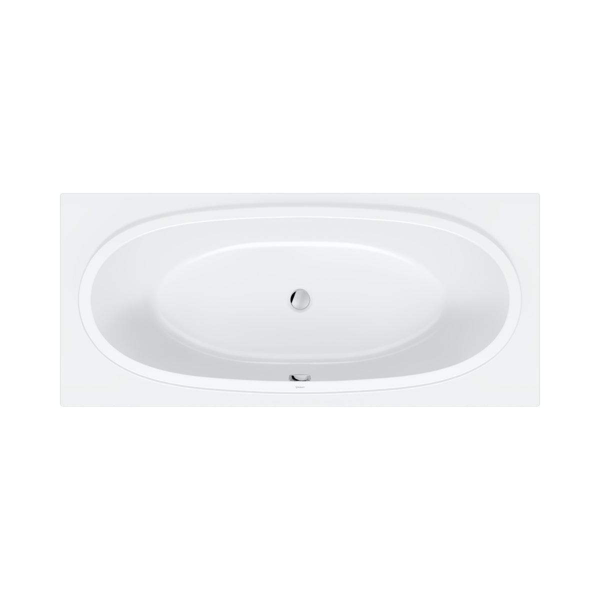 Duravit Balcoon Tina de Empotrar 180 × 80 cm con Desagüe al Centro