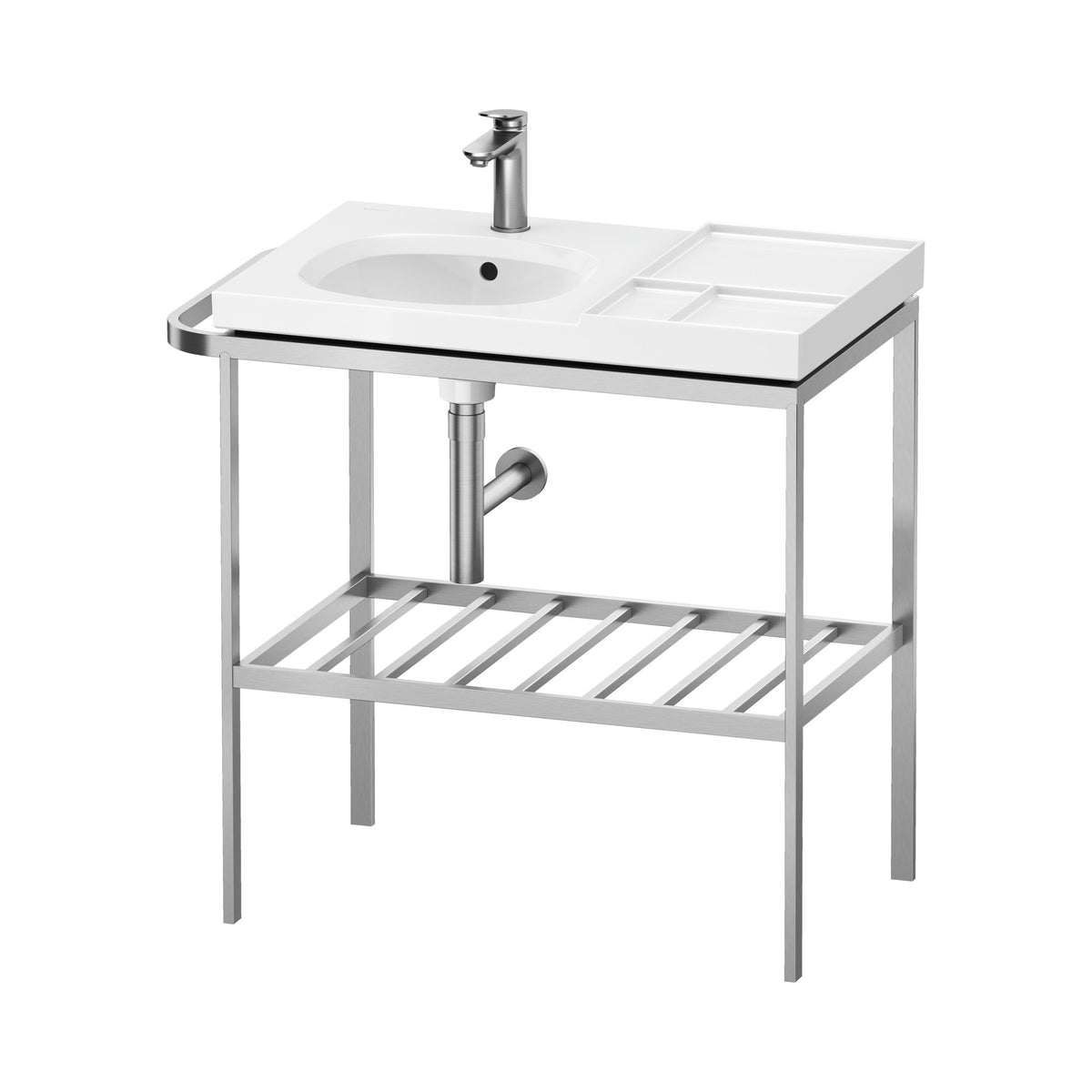 Duravit Aurena Consola para Lavabo 78 cm — Toallero Izquierdo, Lavabo a la Izquierda