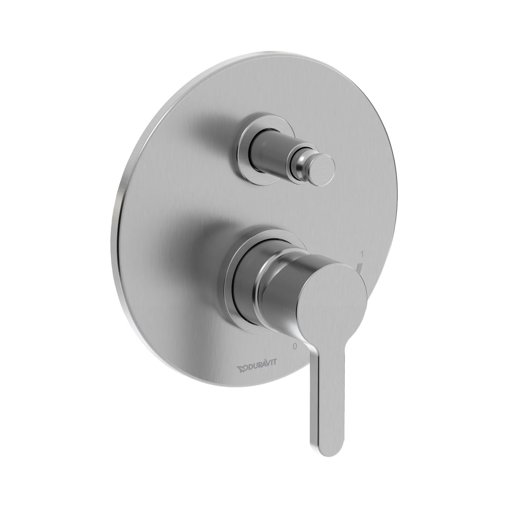 Duravit C.1 Trim de Regadera de Balance de Presión con Desviador