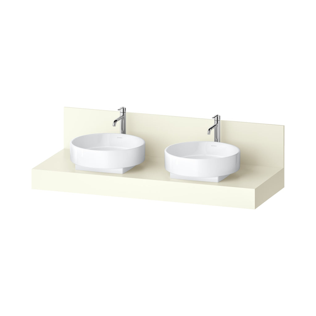 Duravit Balcoon Cubierta para Mueble 140 × 55 cm para 2 Lavabos