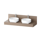 Duravit Balcoon Cubierta para Mueble 140 × 55 cm para 2 Lavabos
