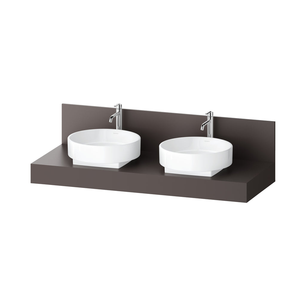 Duravit Balcoon Cubierta para Mueble 140 × 55 cm para 2 Lavabos