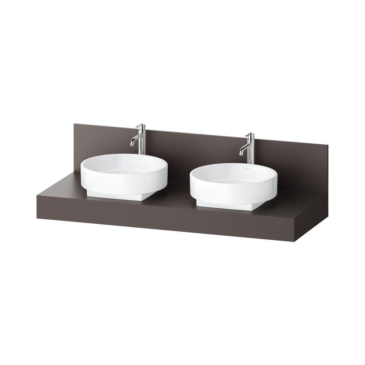 Duravit Balcoon Cubierta para Mueble 140 × 55 cm para 2 Lavabos