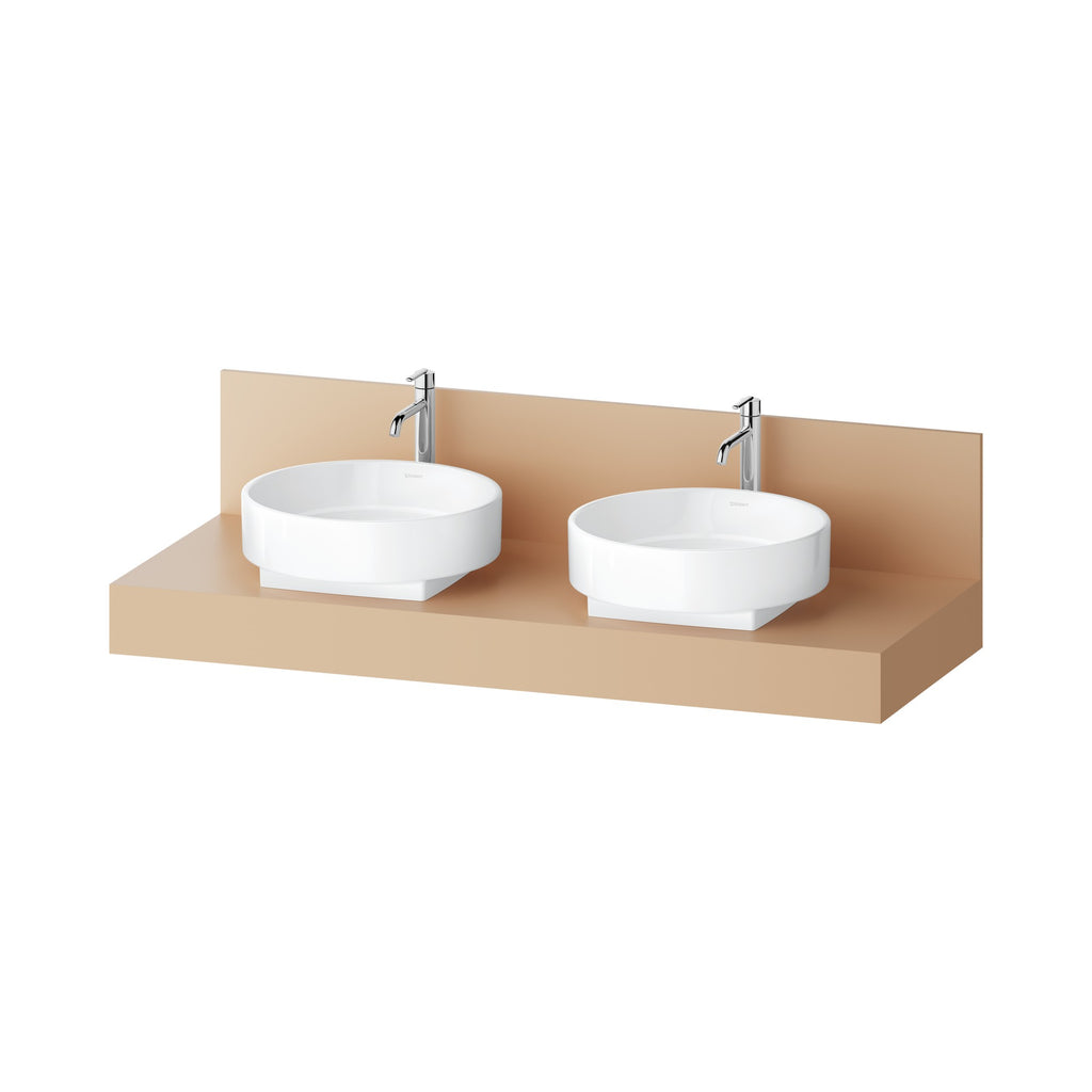 Duravit Balcoon Cubierta para Mueble 140 × 55 cm para 2 Lavabos