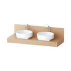 Duravit Balcoon Cubierta para Mueble 140 × 55 cm para 2 Lavabos