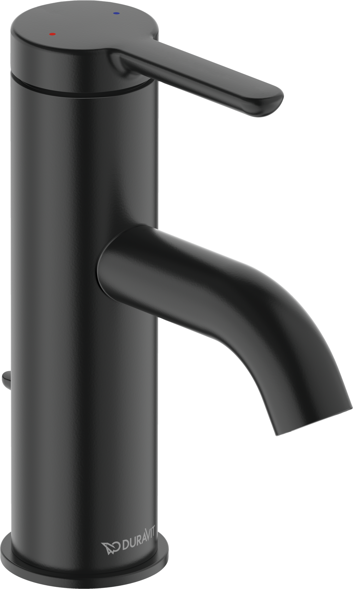 Duravit C.1 Llave de Lavabo de Un Orificio 6 1/8" — Negro Mate