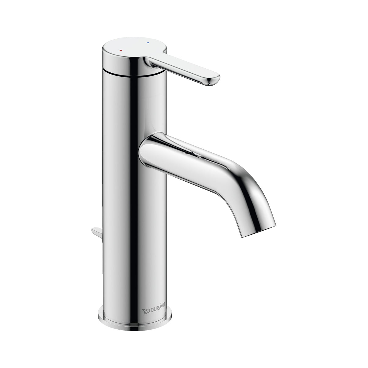 Duravit C.1 Llave de Lavabo de Un Orificio 6 7/8" — Cromo Pulido
