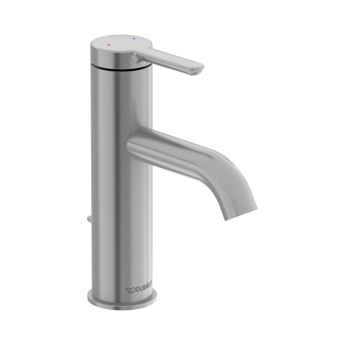 Duravit C.1 Llave de Lavabo de Un Orificio 6 7/8" — Níquel Cepillado