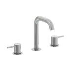 Duravit DuraCircle Llave de Lavabo Widespread de Dos Manijas 7 1/2" — Níquel Cepillado
