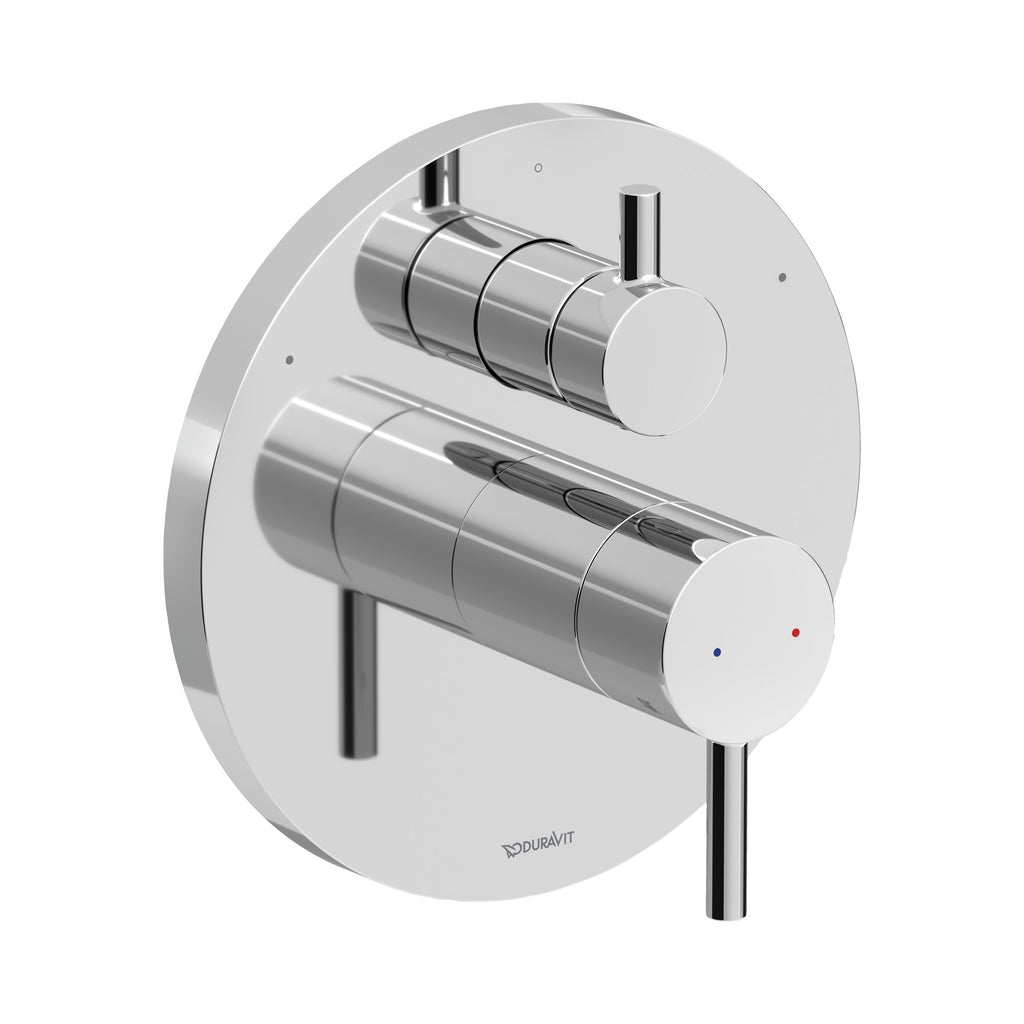 Duravit DuraCircle Trim de Regadera Termostático con Desviador