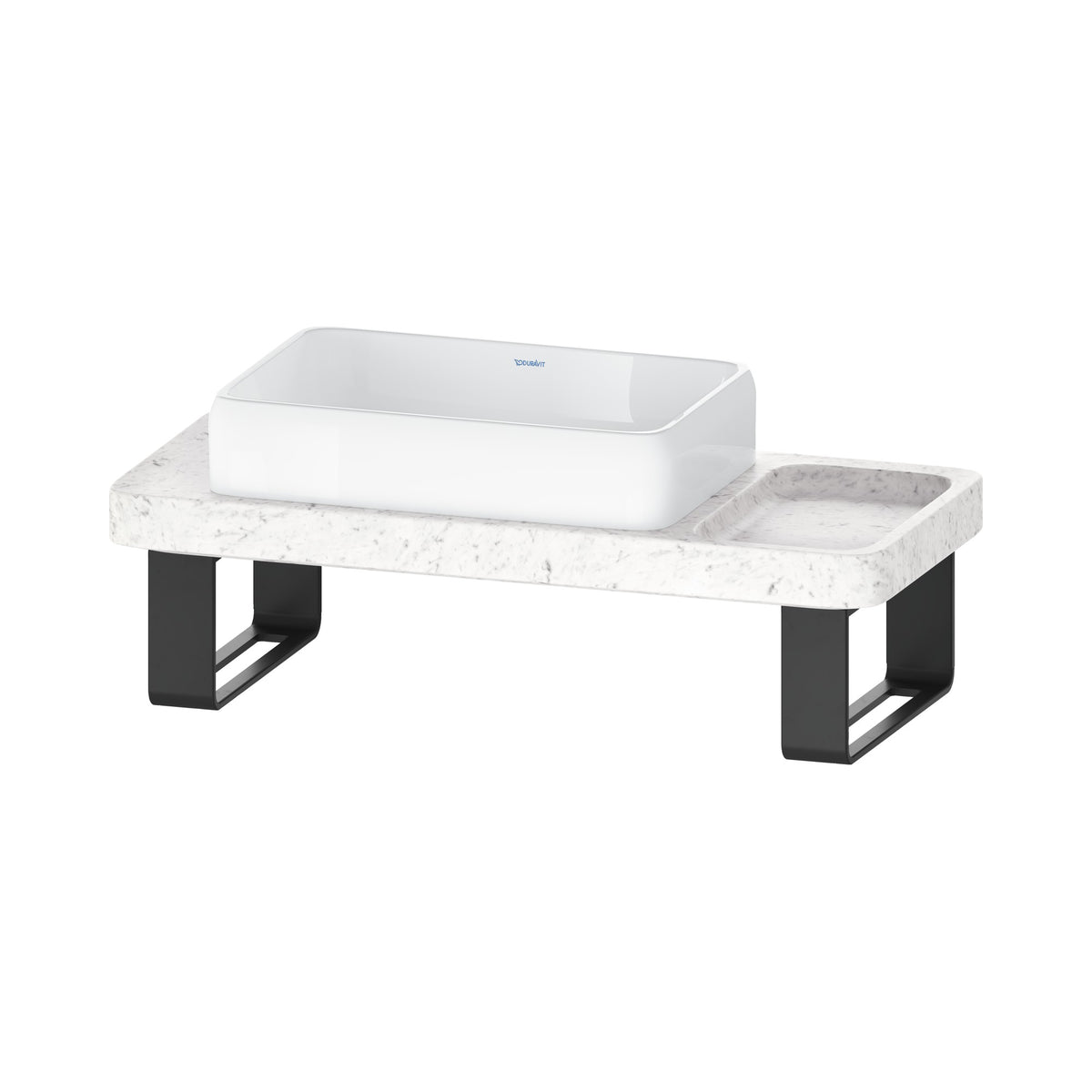 Duravit Collection One Washbasin with console and console support lavabo tipo Consola Blanco Brillante