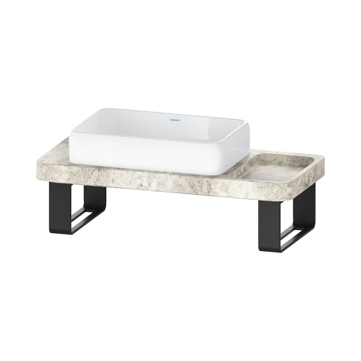 Duravit Collection One Washbasin with console and console support lavabo tipo Consola Blanco Brillante