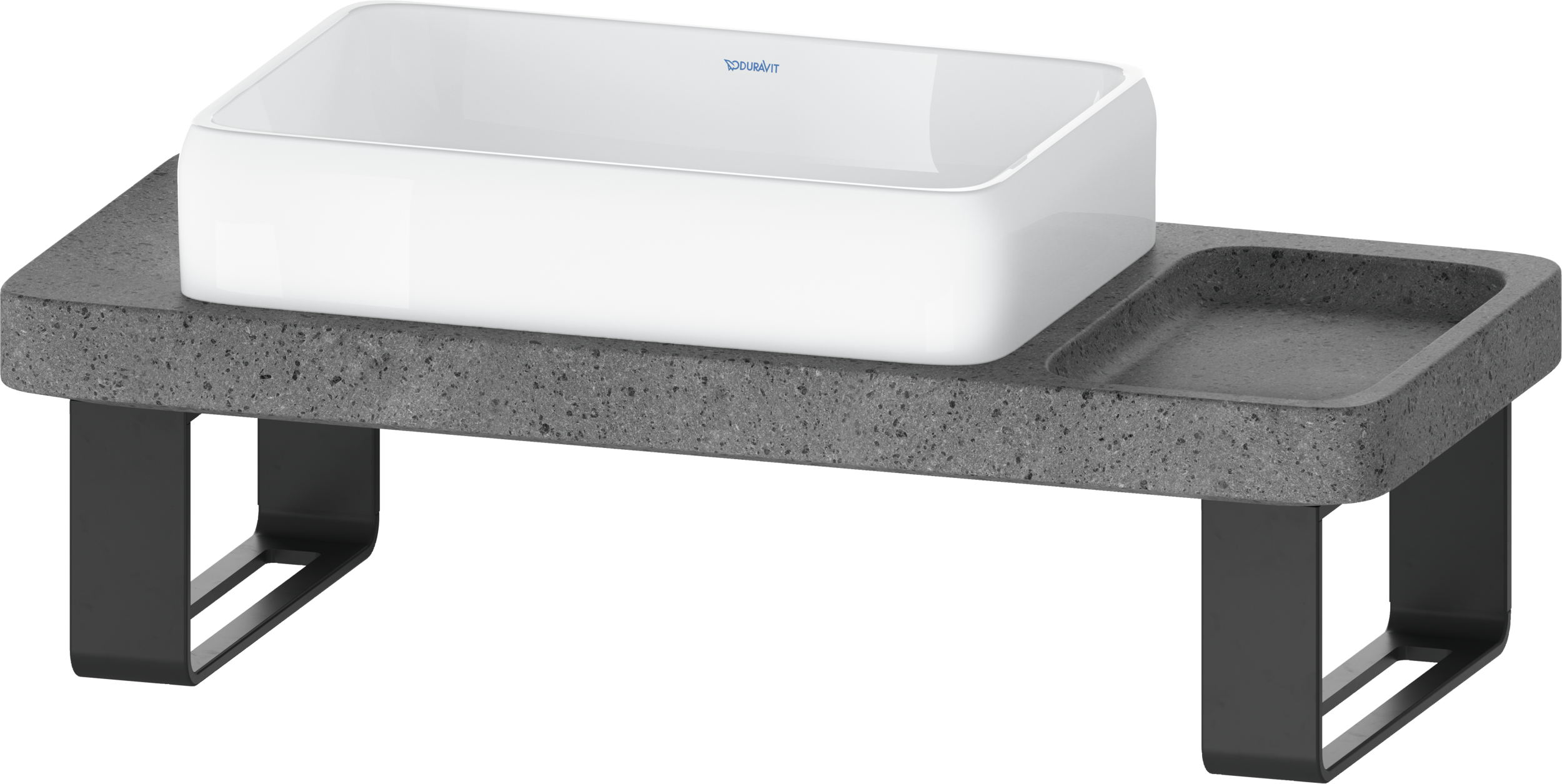 Duravit Collection One Washbasin with console and console support lavabo tipo Consola Blanco Brillante