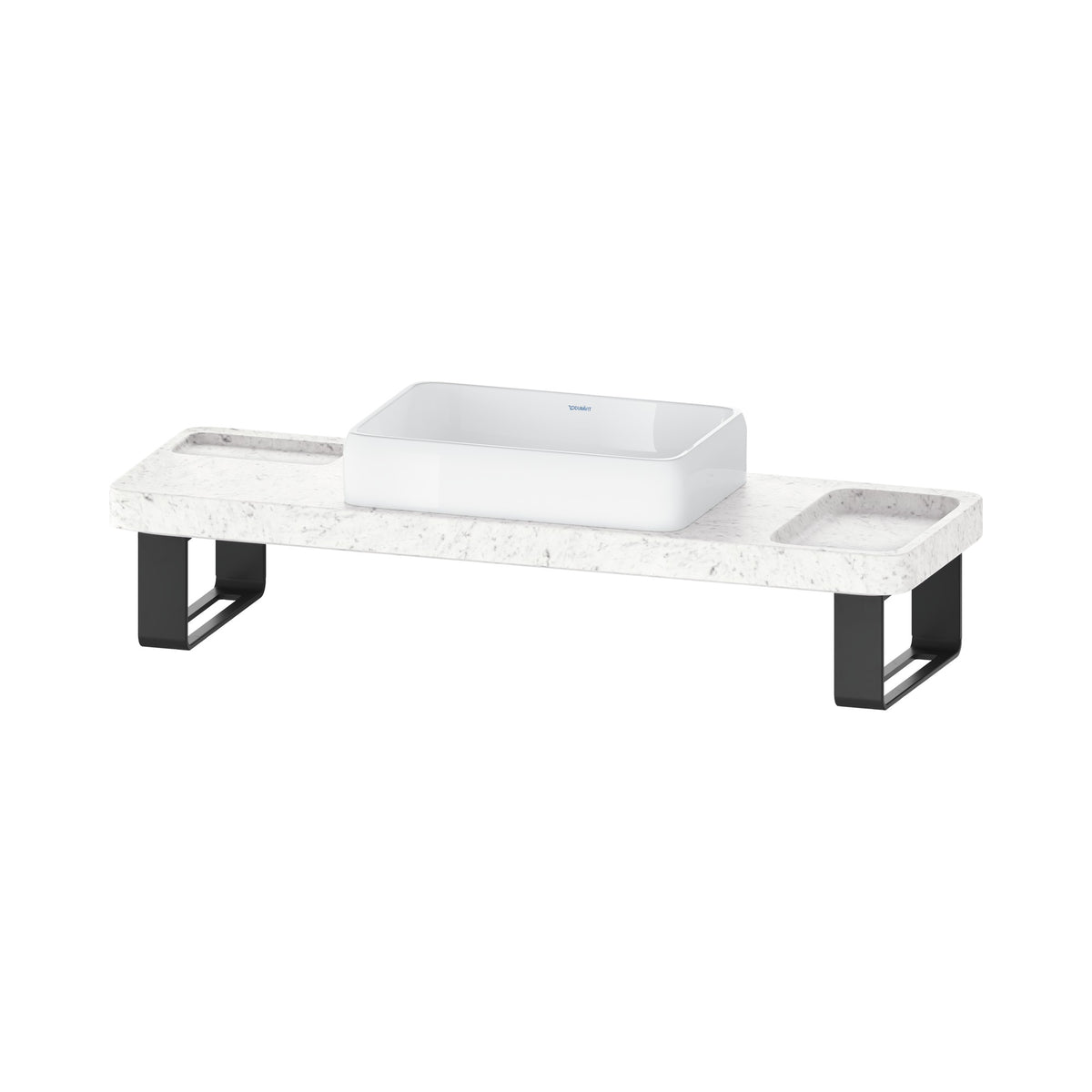 Duravit Collection One Washbasin with console and console support lavabo tipo Consola Blanco Brillante